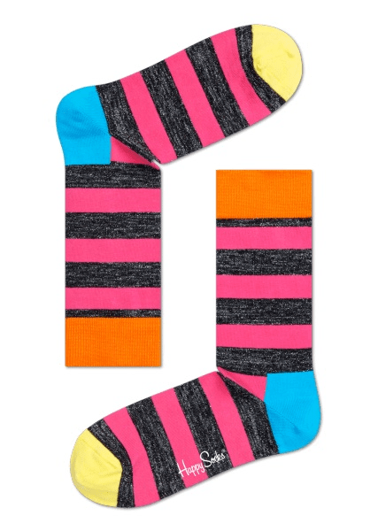Happy Socks zokni 36-40 Happy Socks Lurex Stripe Magenta unisex zokni