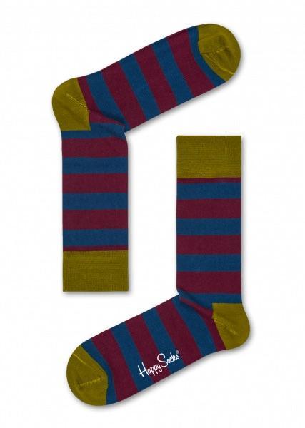 Happy Socks zokni 41-46 Happy Socks Stripe Zokni - Burgundy