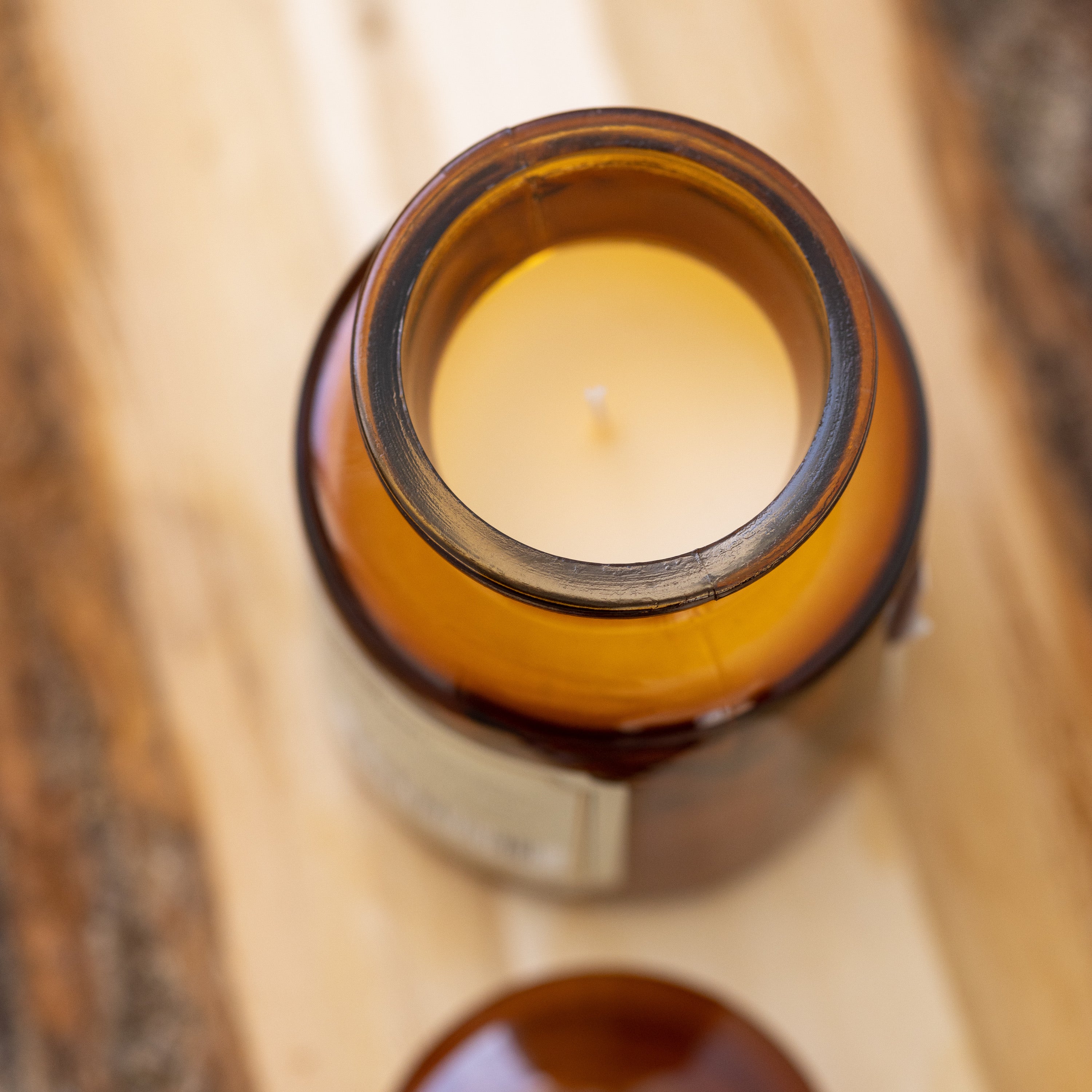 Apothecary Glass Jar Candle (226g) - Tobacco & Patchouli illatgyertya