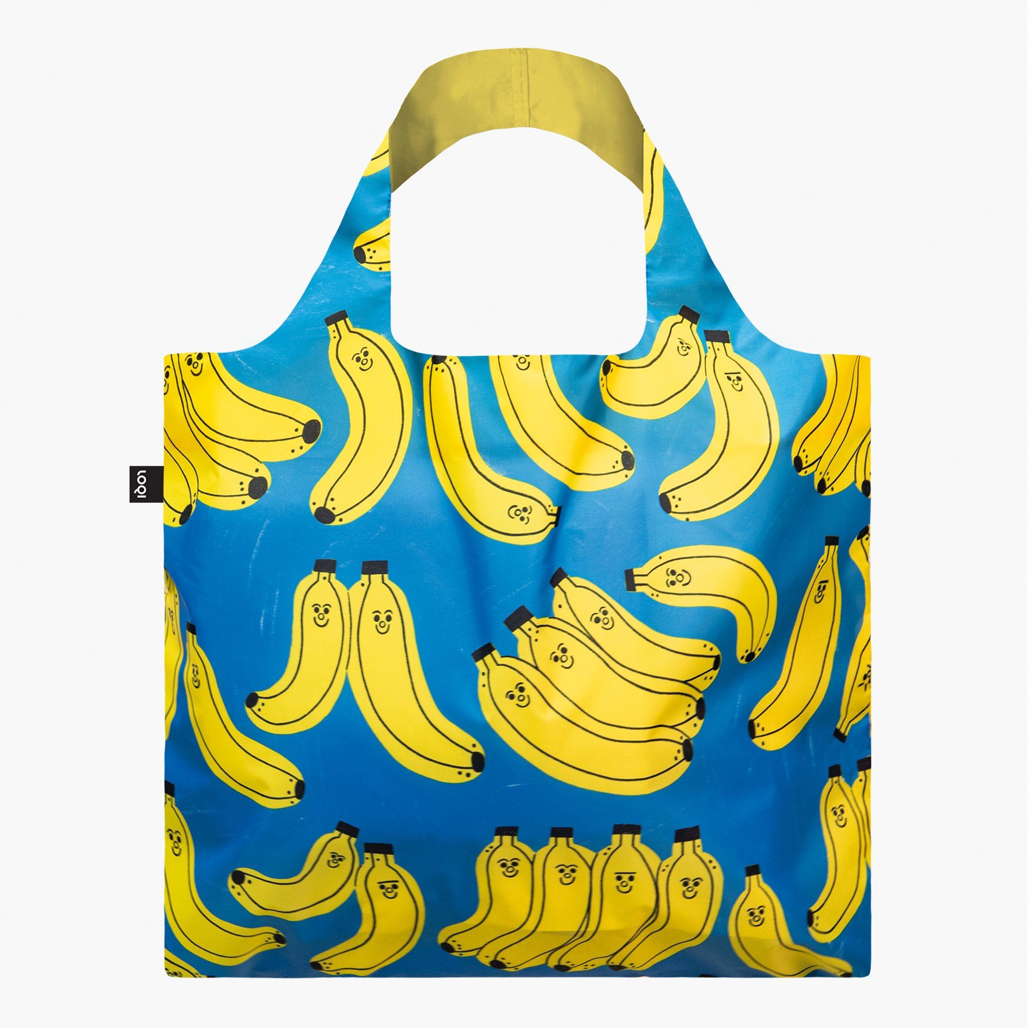 LOQI Tess Smith-Roberts - Bad Bananas Recycled Bag - környezetbarát bevásárlótáska