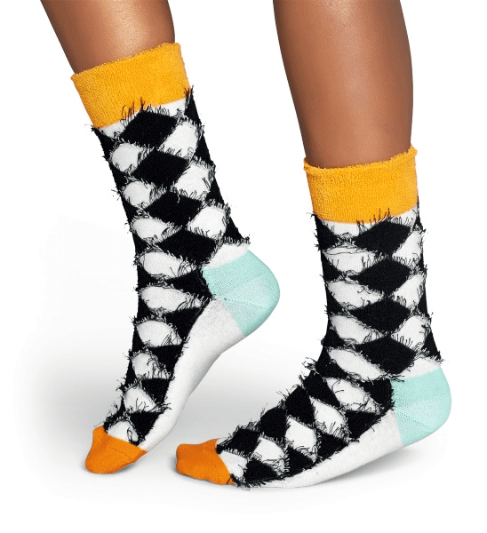 Happy Socks termék Happy Socks Check Multi Narancs unisex zokni