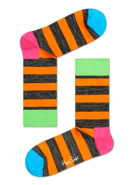 Happy Socks zokni Happy Socks Lurex Stripe Orange unisex zokni