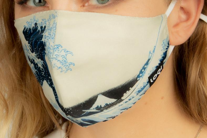 LOQI Maszk LOQI KATSUSHIKA HOKUSAI The Great Wave Mask - textil arcmaszk, szájmaszk