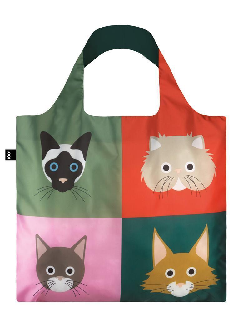 LOQI táska LOQI környezetbarát bevásárlótáska - Cats