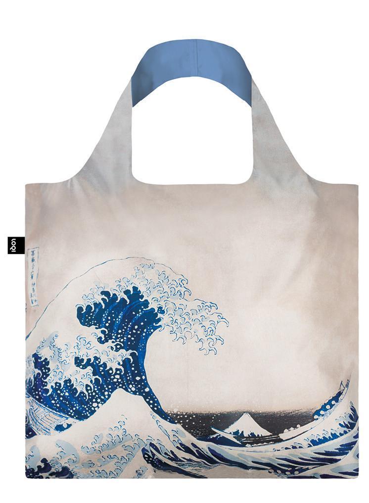 LOQI Katsushika Hokusai - The Great Wave Recycled - környezetbarát bevásárlótáska