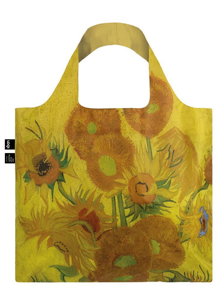 LOQI Táska LOQI VINCENT VAN GOGH Sunflowers Bag - környezetbarát bevásárlótáska