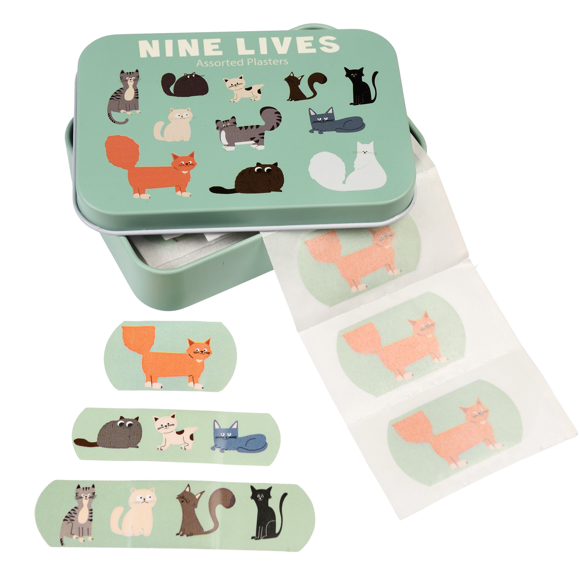 Nine Lives Plasters In A Tin (Pack Of 30)