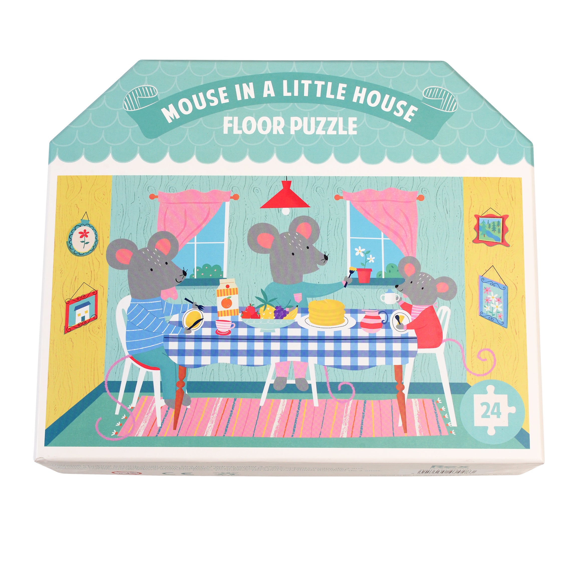 Mouse In A House 24pc  Floor Puzzle