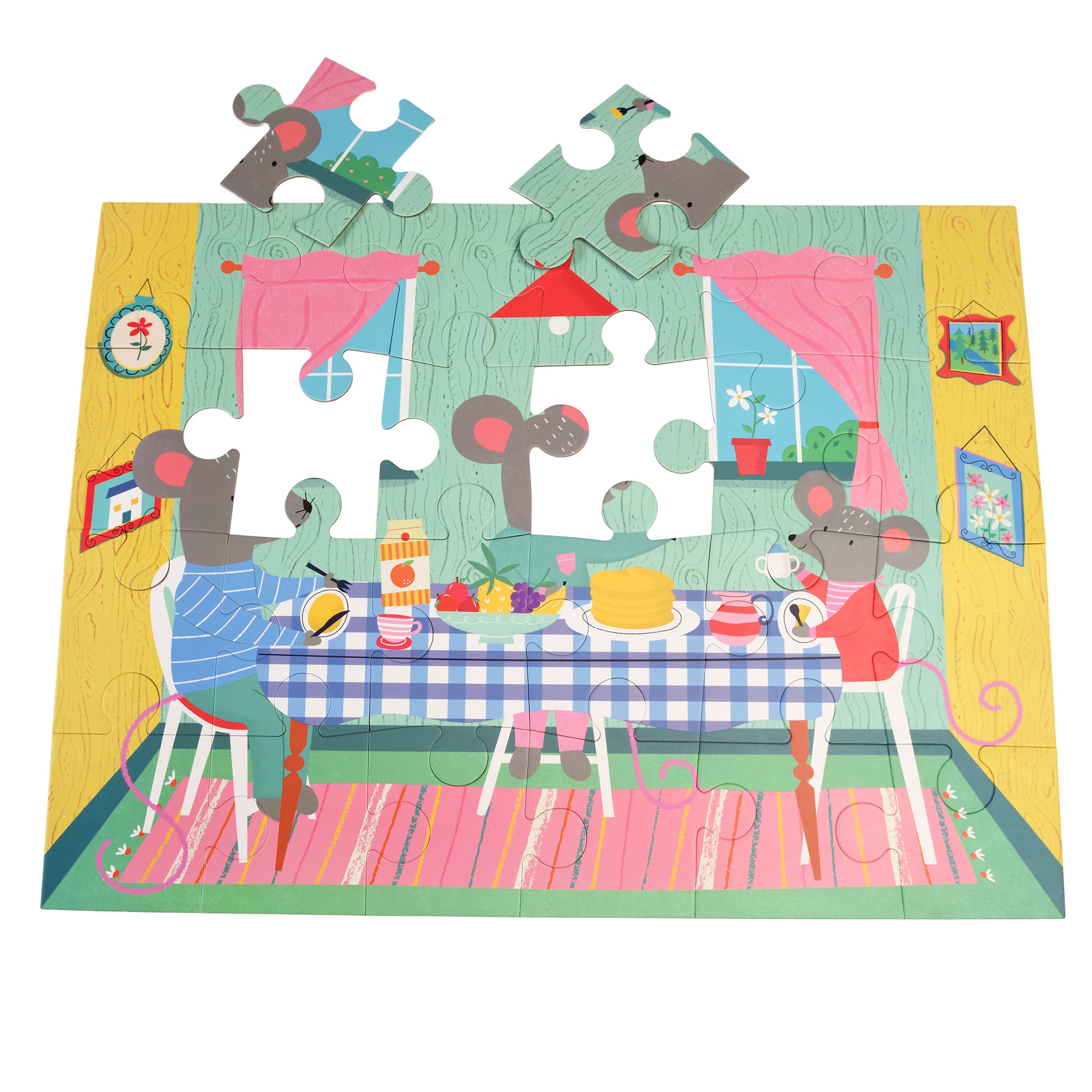 Mouse In A House 24pc  Floor Puzzle