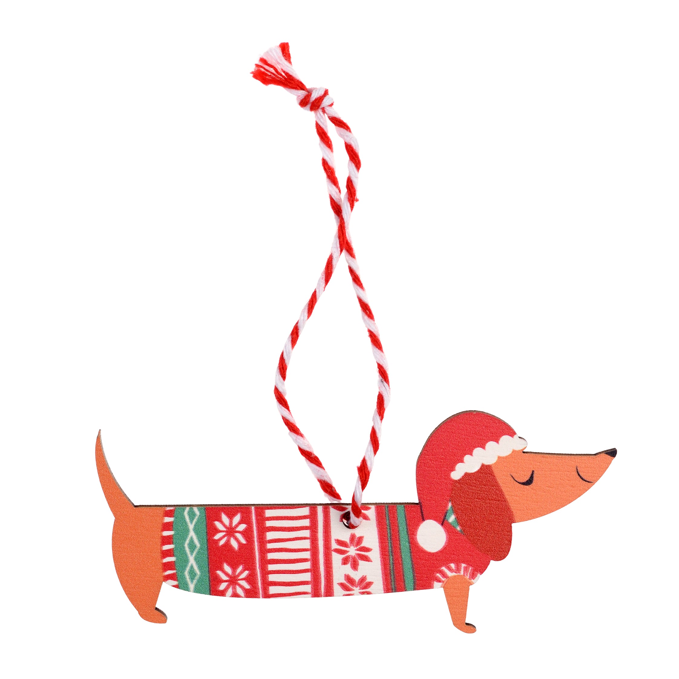 Sausage Dog Christmas Decoration