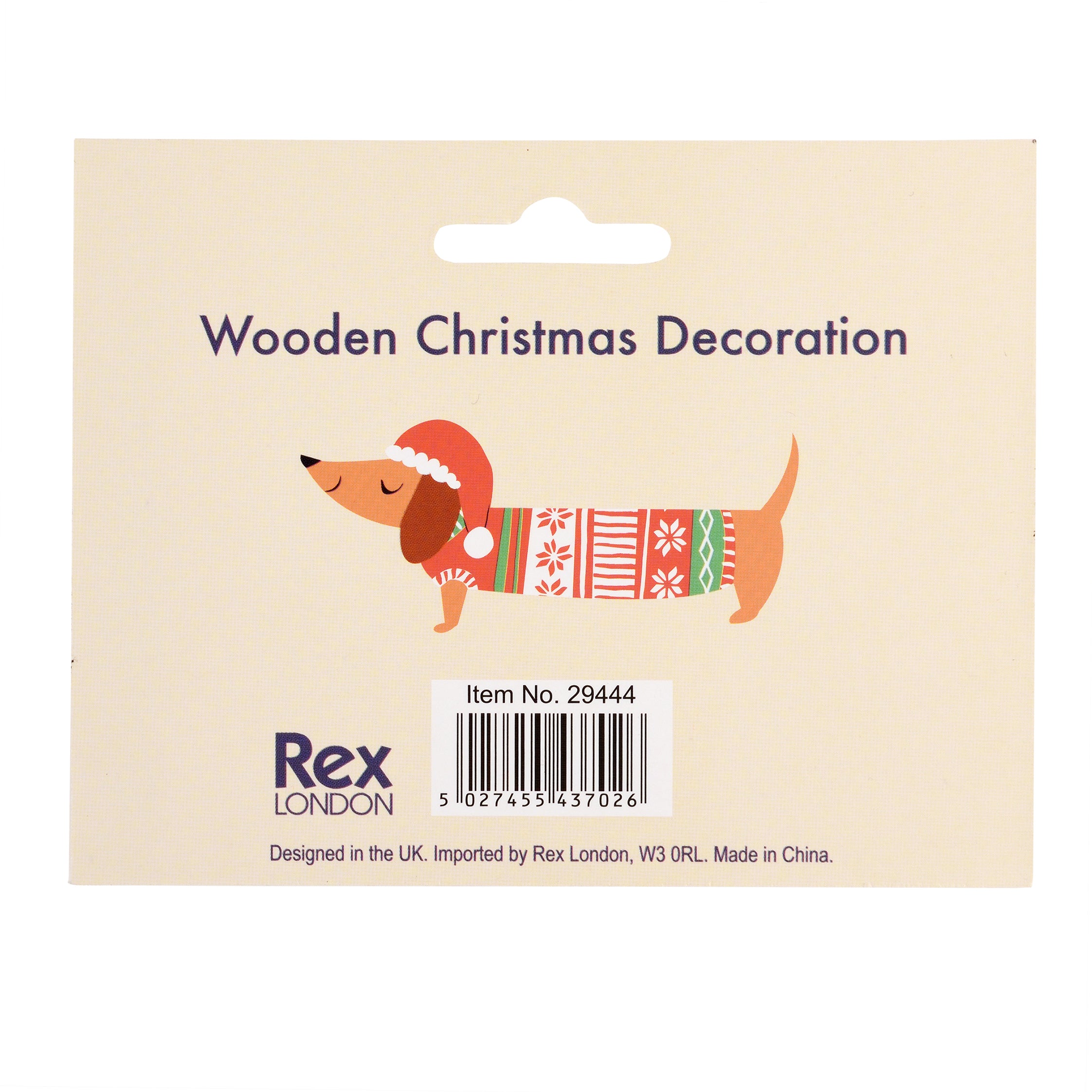 Sausage Dog Christmas Decoration