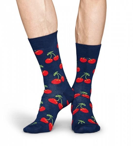 Happy Socks termék 36-40 Happy Socks Cherry Zokni - sötétkék