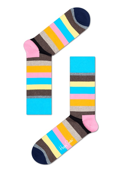Happy Socks termék 36-40 Happy Socks csíkos unisex zokni