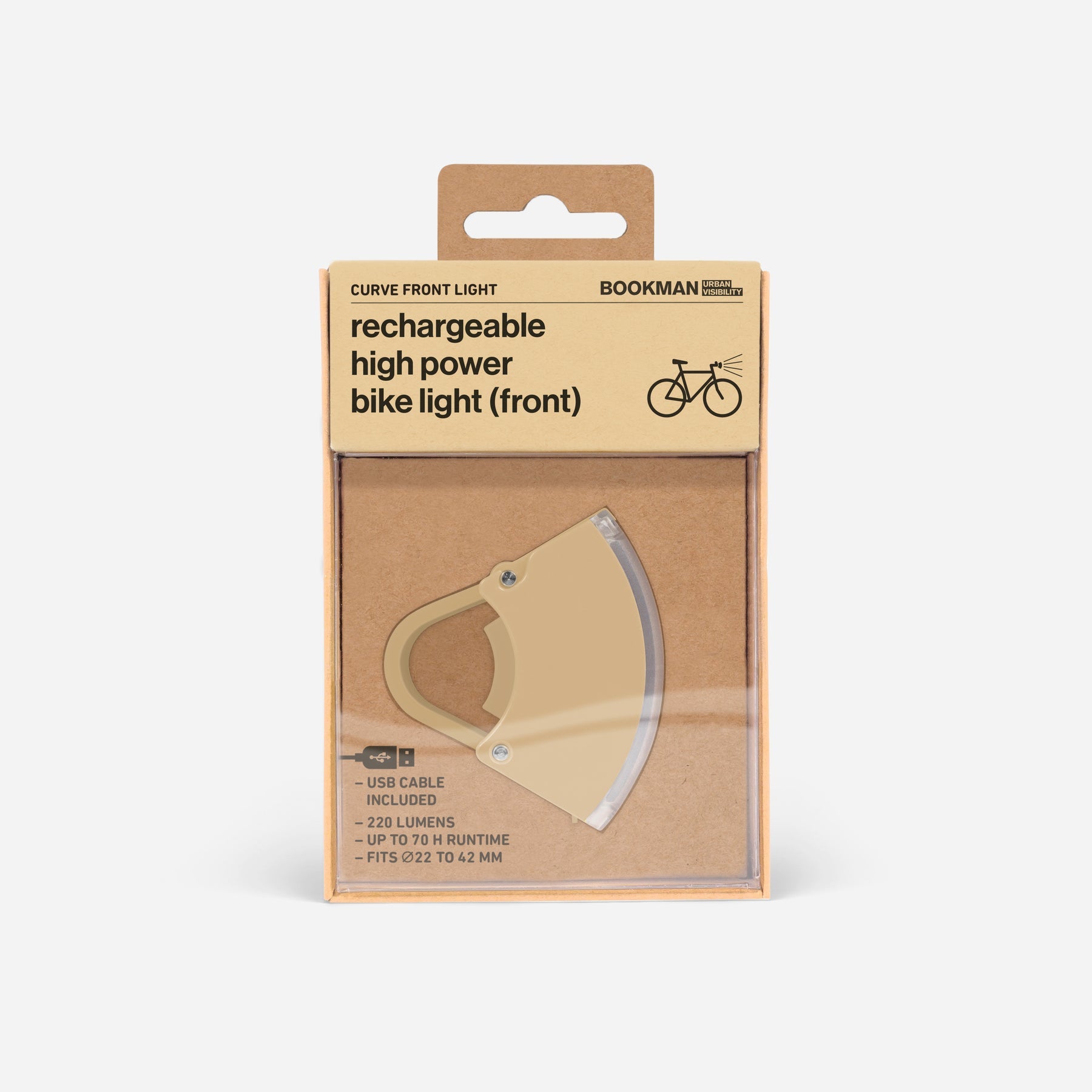 Bookman Curve Front Light Beige