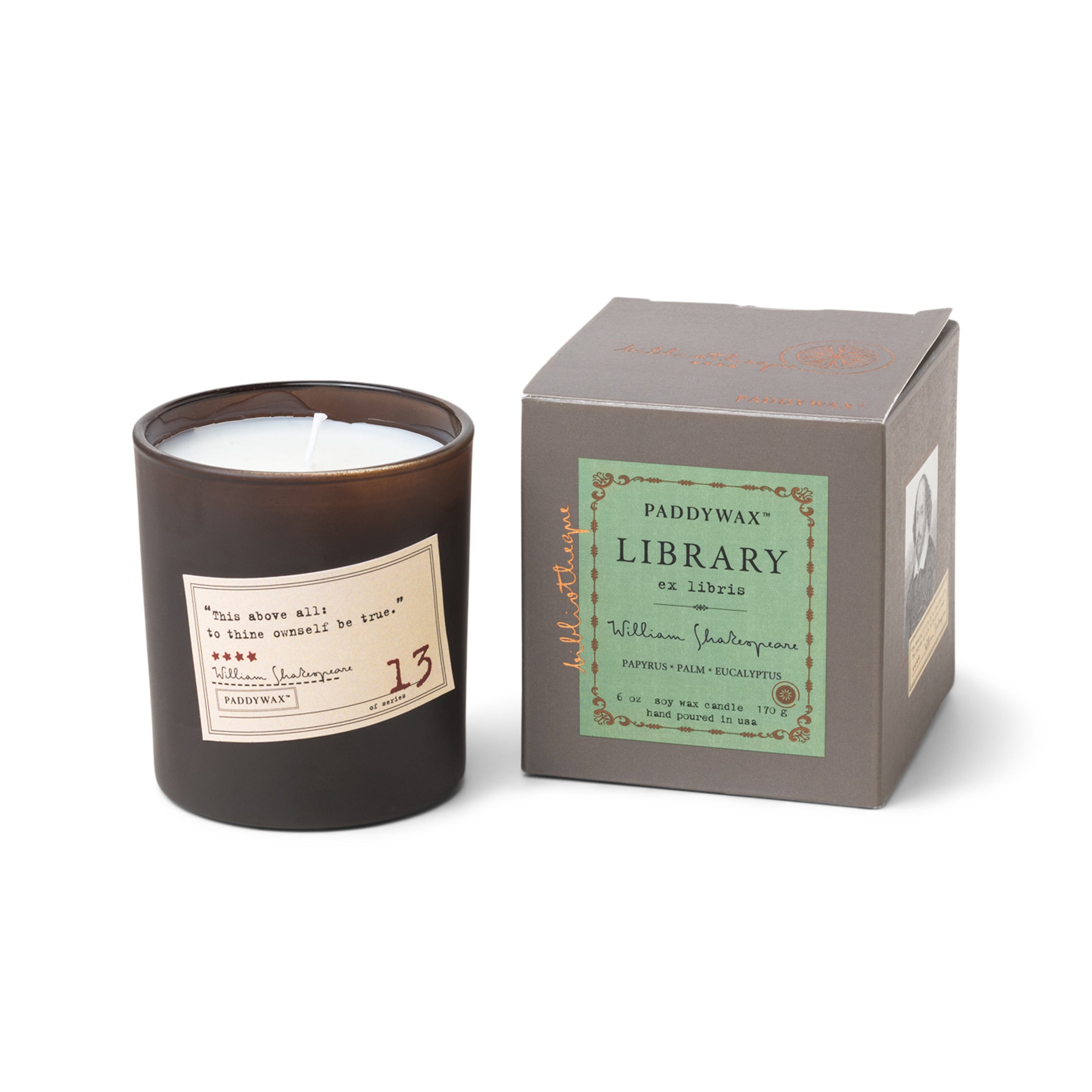 Library Candle (170g) - William Shakespeare