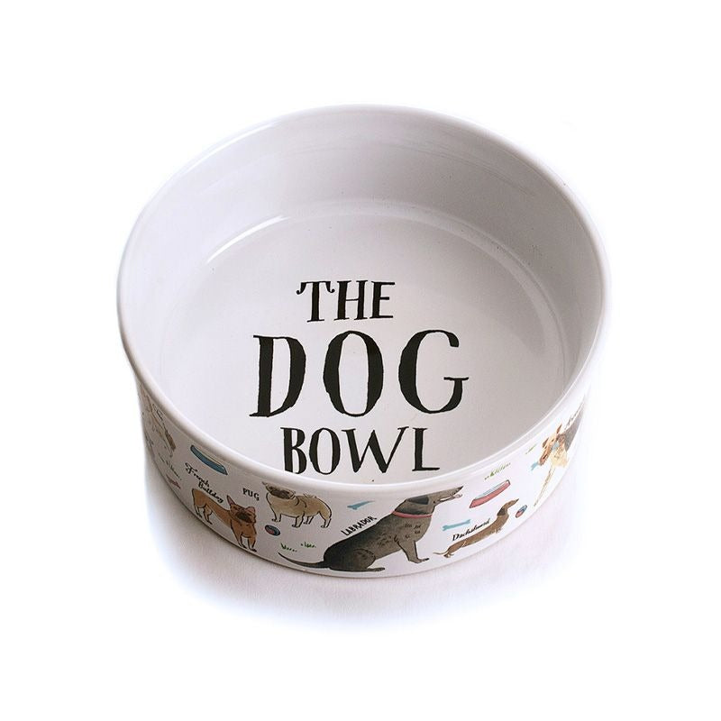 Milly Green Debonair Dogs Dog Bowl Small
