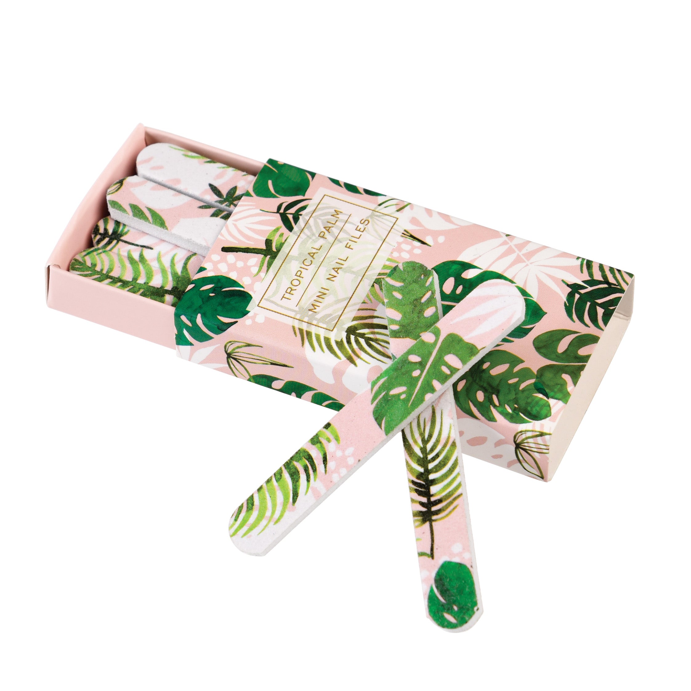 Tropical Palm Matchbox Nail Files (Pack Of 12)