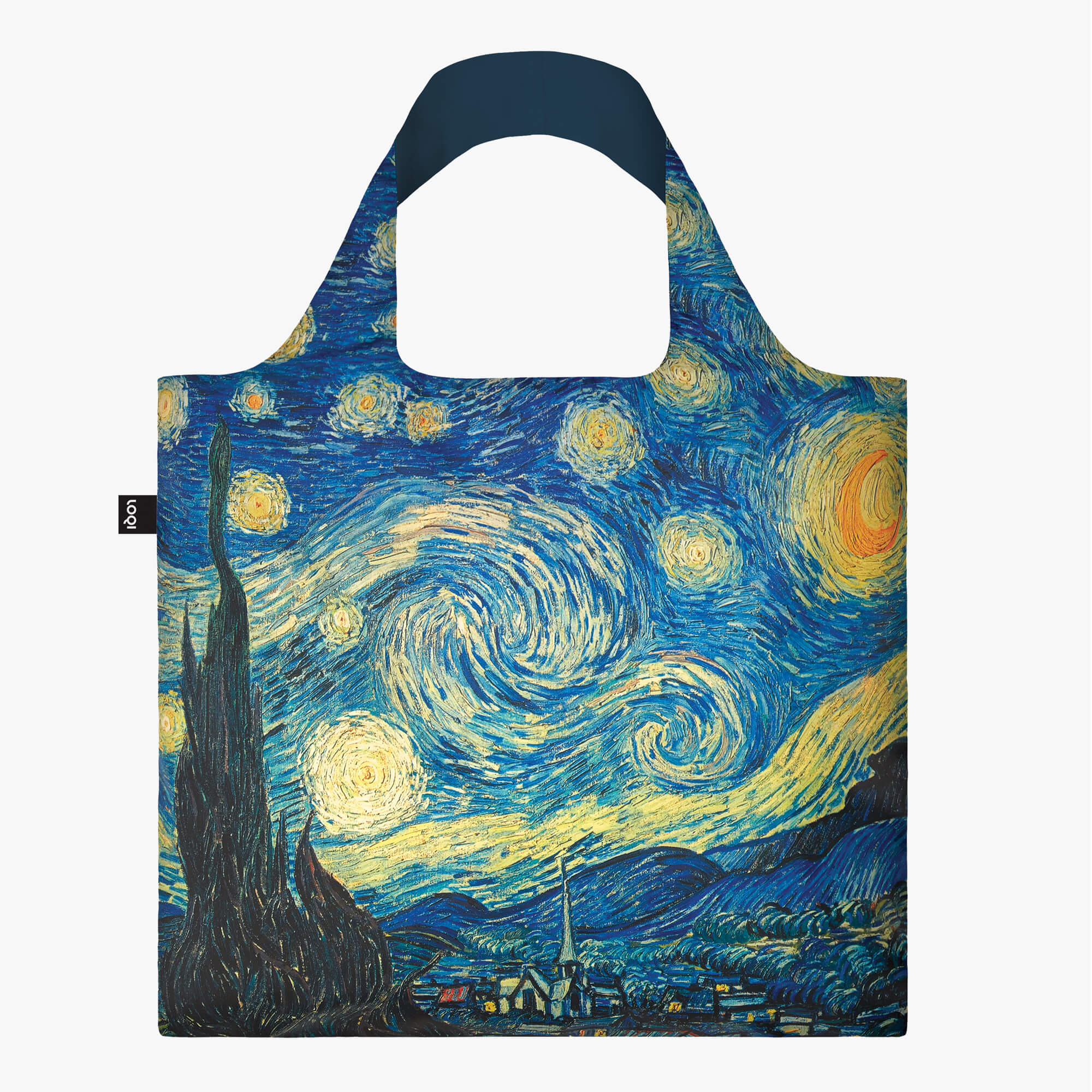 LOQI Vincent Van Gogh - The Starry Night Recycled - környezetbarát bevásárlótáska