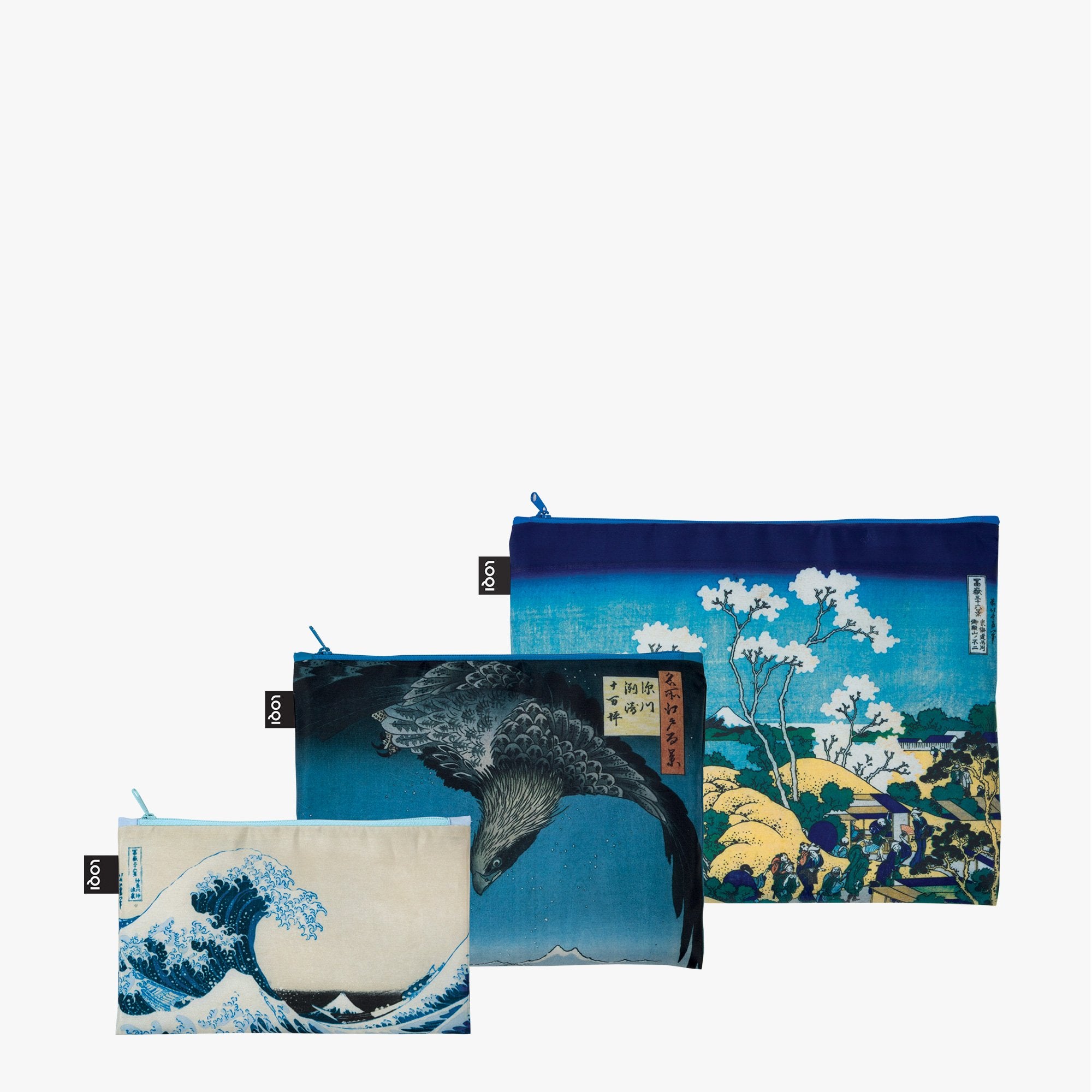 LOQI Museum - Hokusai Recycled - környezetbarát neszeszer