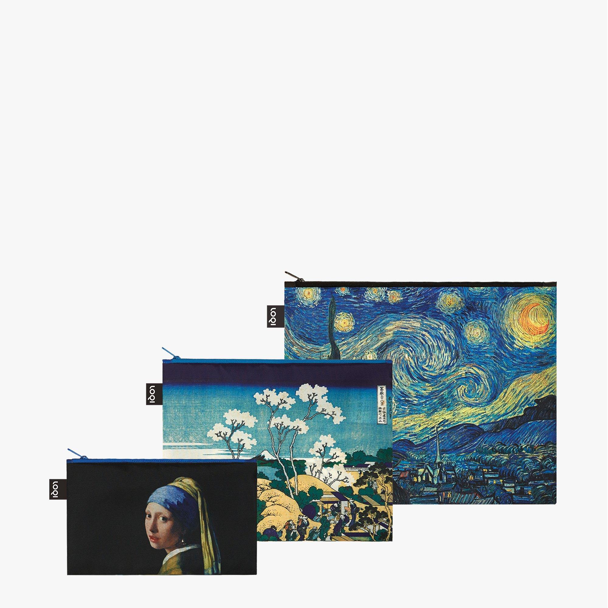 LOQI Museum - Hokusai, Vermeer, Van Gogh Recycled - környezetbarát neszeszer
