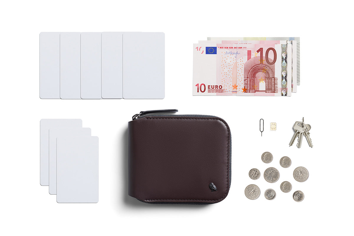 Bellroy Zip Wallet - DeepPlum