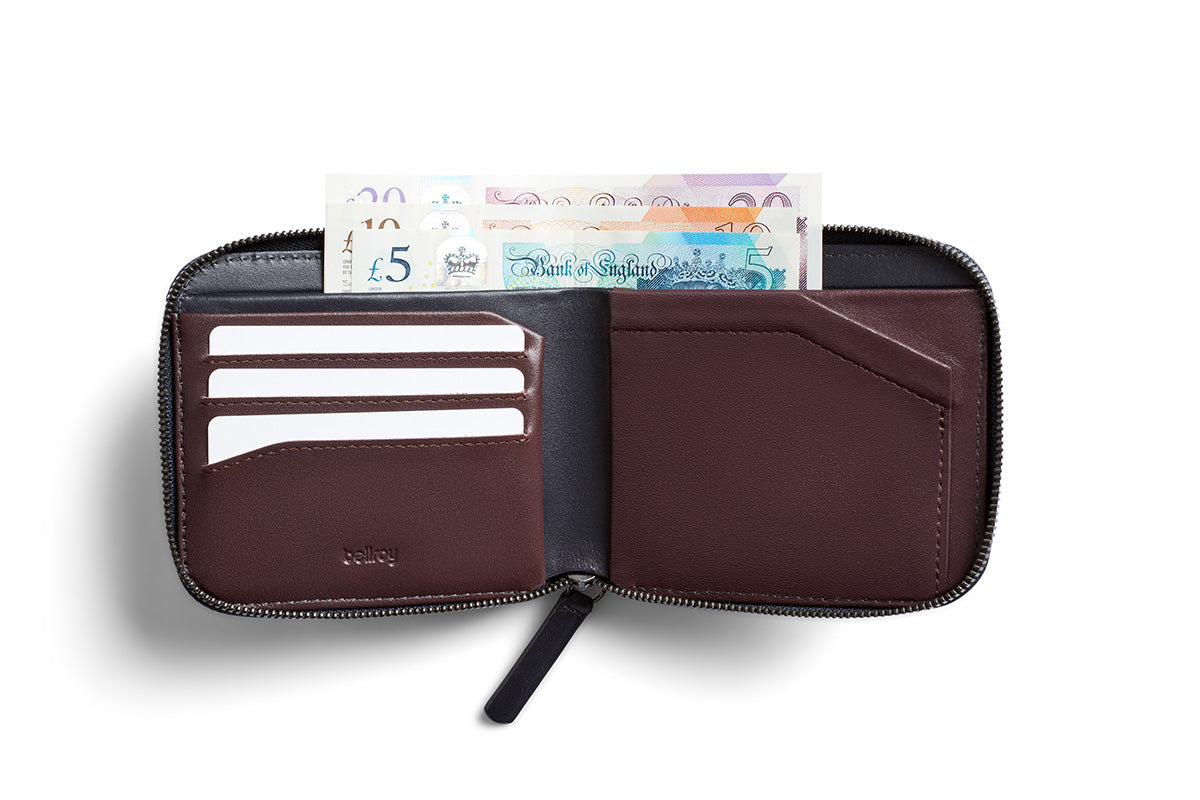 Bellroy Zip Wallet - DeepPlum