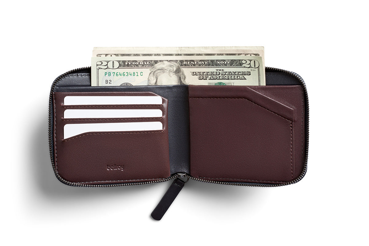 Bellroy Zip Wallet - DeepPlum