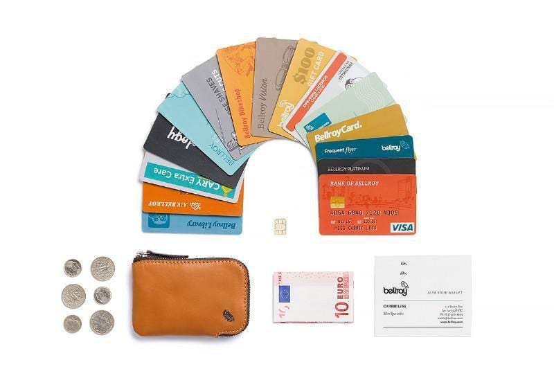 Bellroy pénztárca Bellroy Card Pocket Caramel pénztárca
