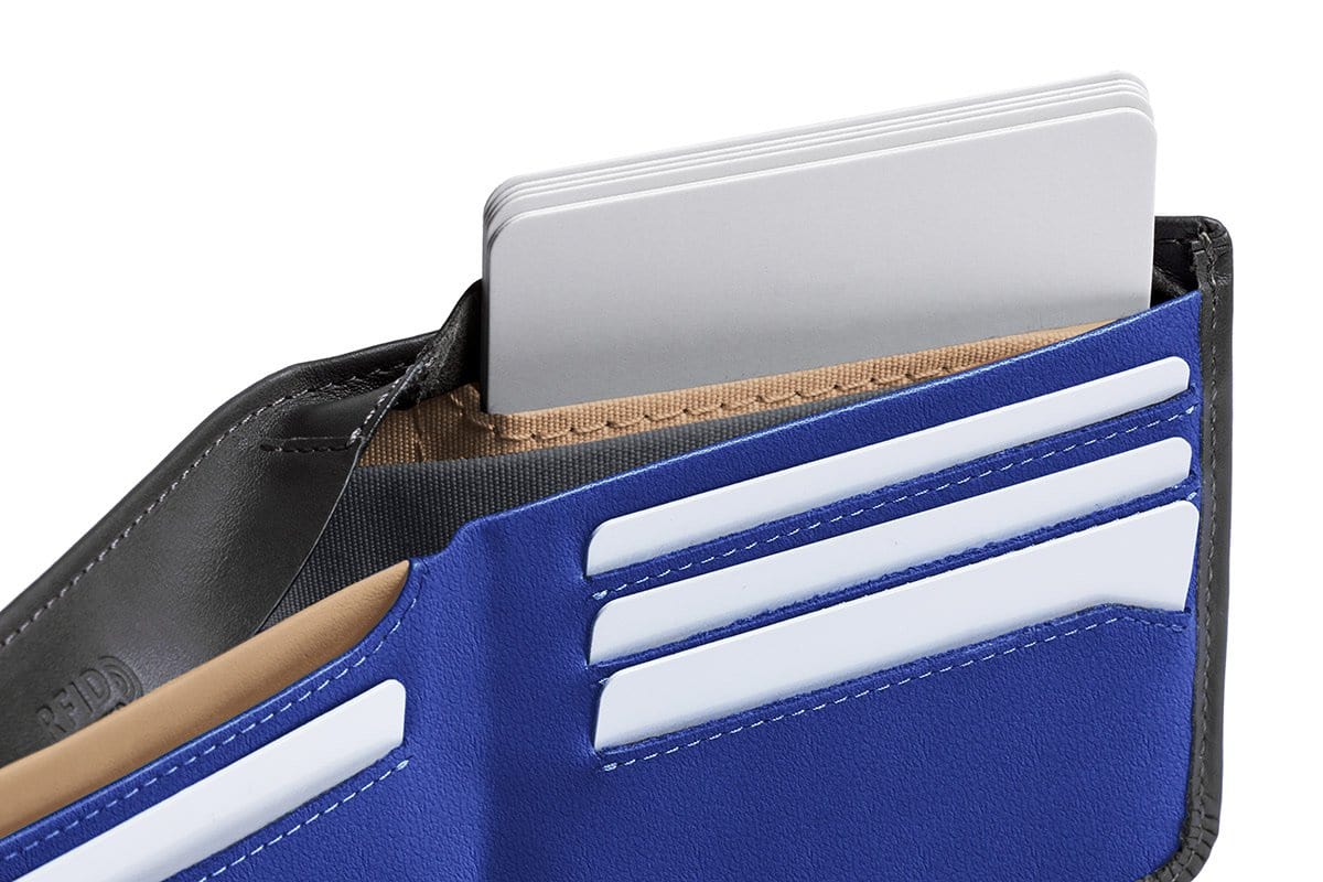 Bellroy pénztárca Bellroy Hide & Seek HI - Charcoal Cobalt