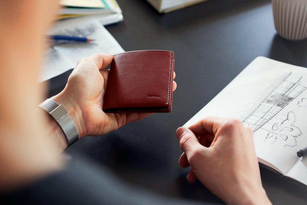 Bellroy pénztárca Bellroy Note Sleeve - Charcoal Cobalt