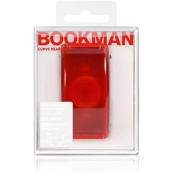 Bookman termék Bookman Curve biciklis hátsólámpa - Red
