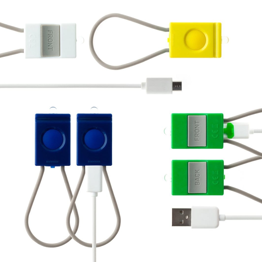 Bookman termék Bookman USB LED biciklis lámpa szett - Ghost White