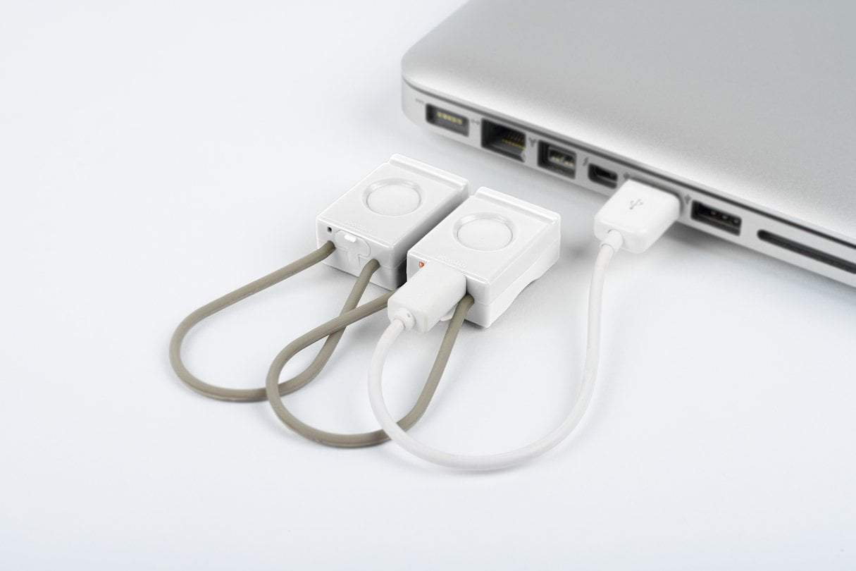 Bookman termék Bookman USB LED biciklis lámpa szett - Ghost White