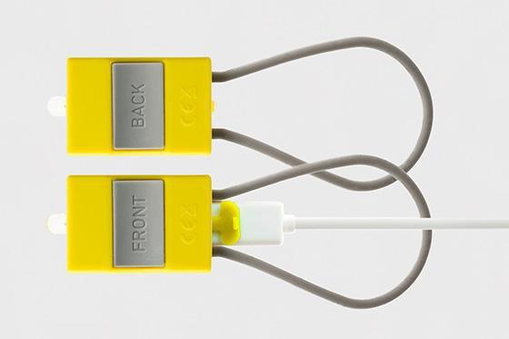 Bookman termék Bookman USB LED biciklis lámpa szett - Moon Yellow