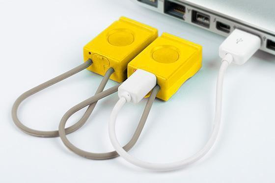 Bookman termék Bookman USB LED biciklis lámpa szett - Moon Yellow