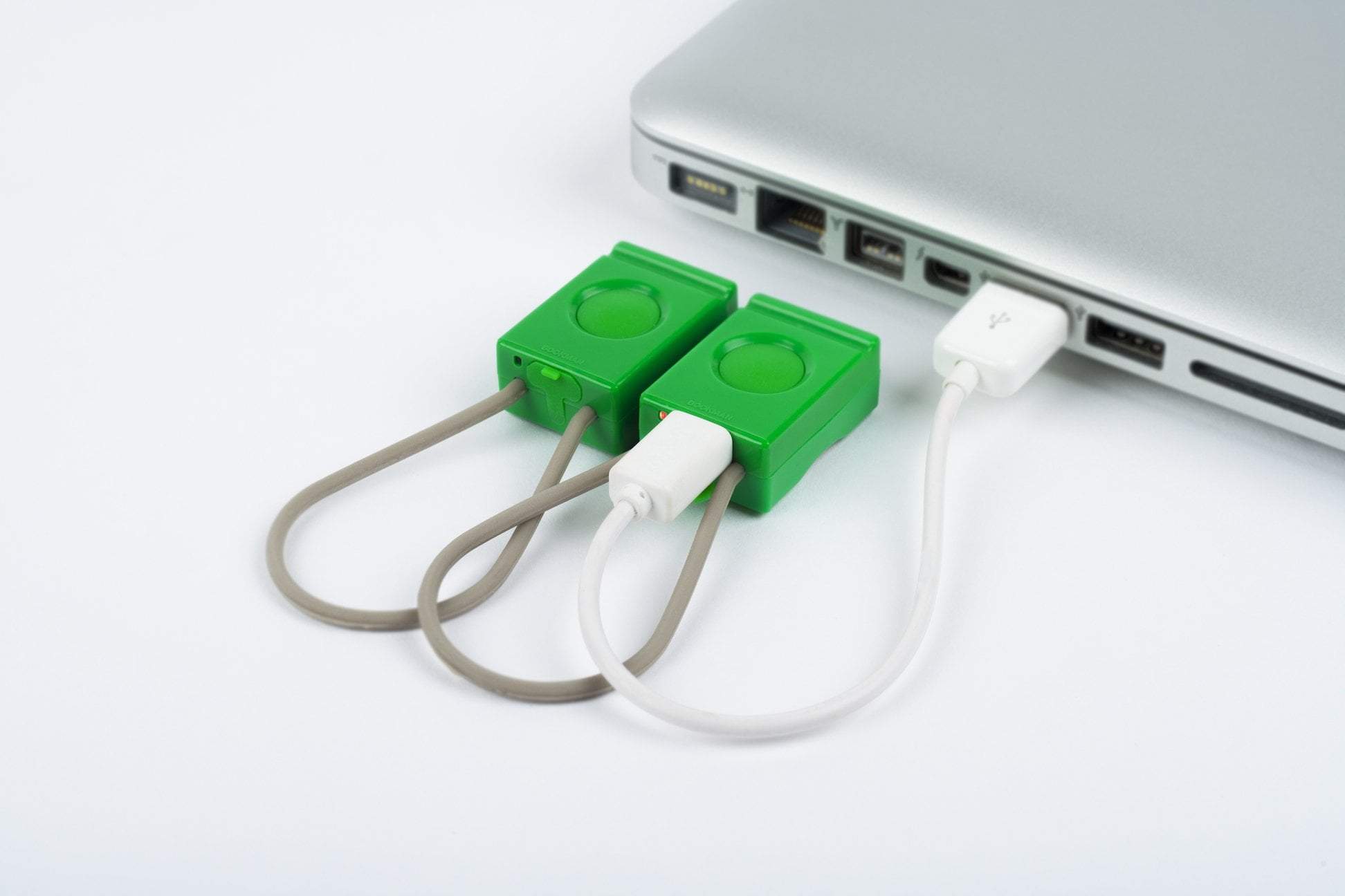Bookman termék Bookman USB LED biciklis lámpa szett - Shamrock Green