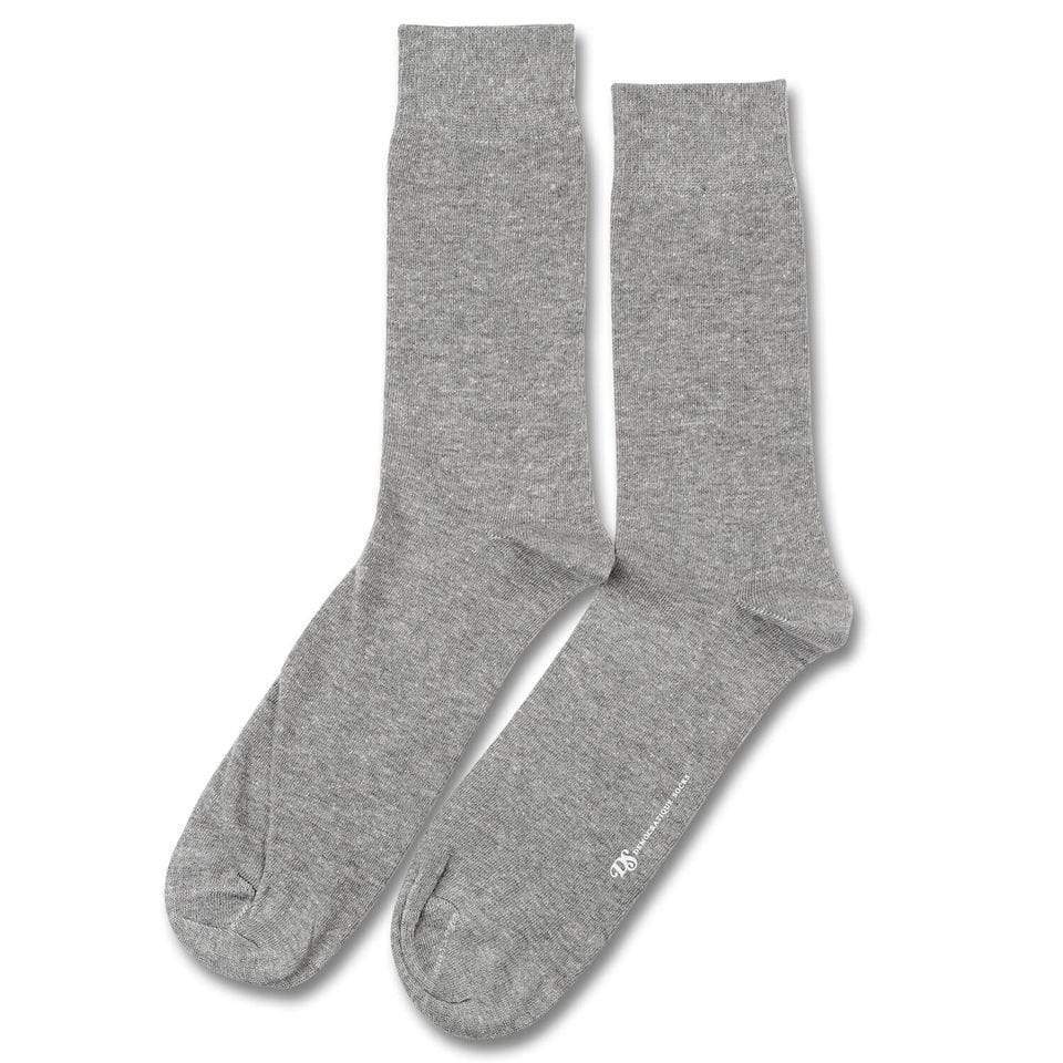 Democratique Socks Zokni Democratique Socks Originals SOLID  3/pack Light Grey zokni