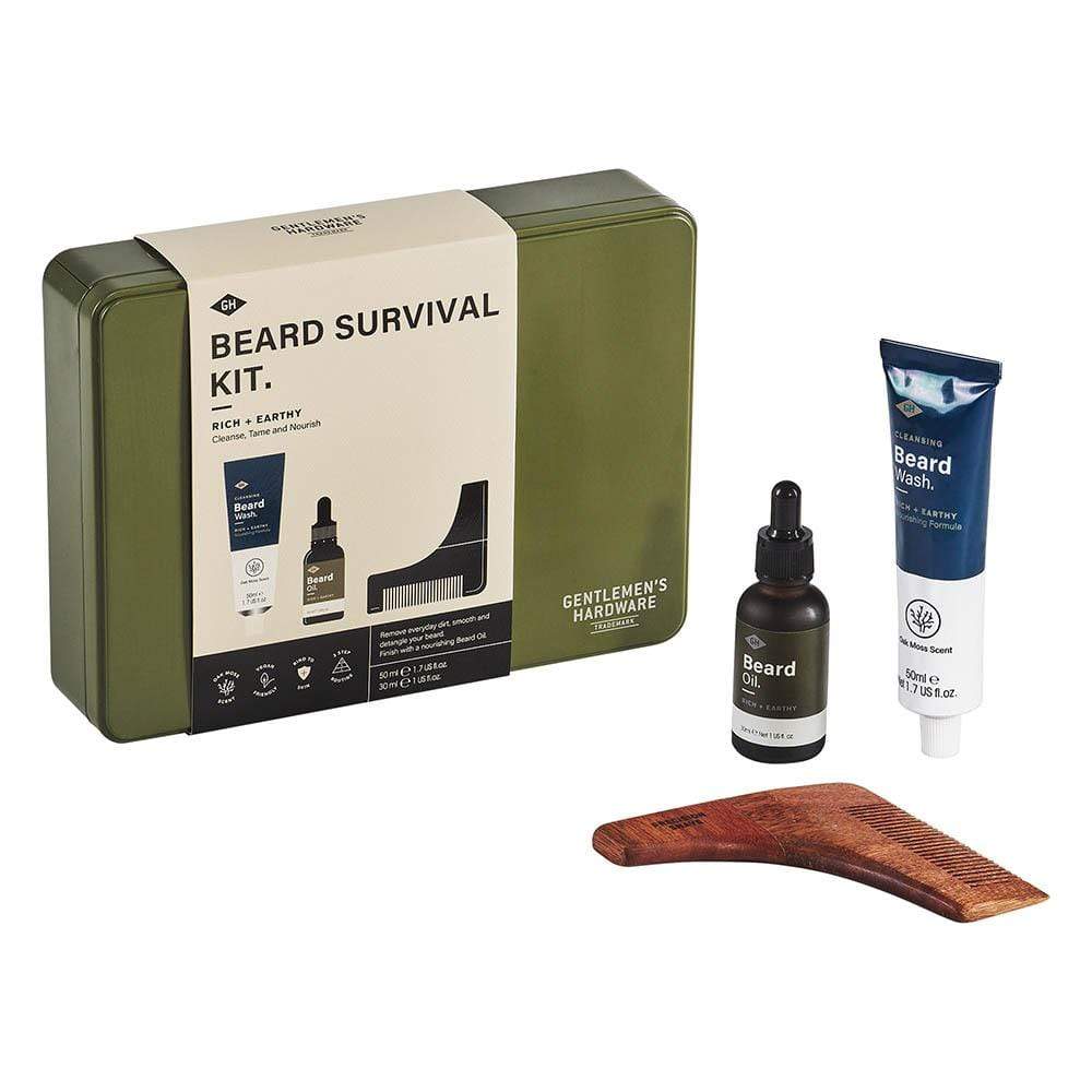 Gentlemens Hardware Ajándéktárgy Gentlemens Hardware Beard Survival Kit - szakállápoló készlet