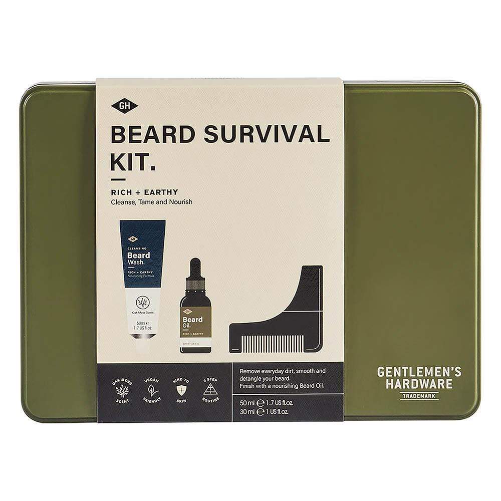 Gentlemens Hardware Ajándéktárgy Gentlemens Hardware Beard Survival Kit - szakállápoló készlet