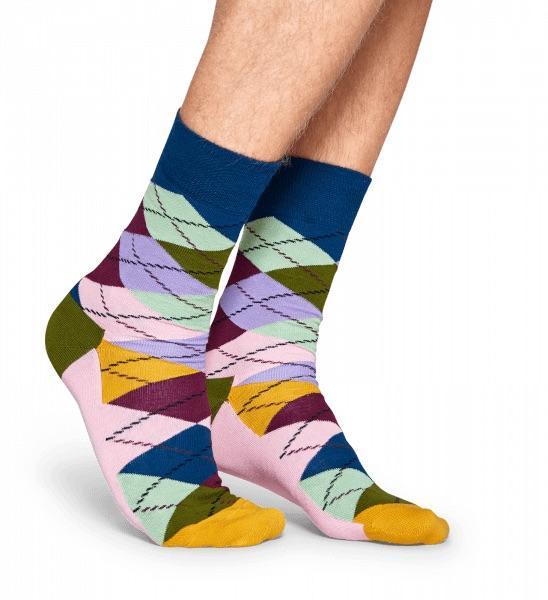 Happy Socks zokni Happy Socks Argyle Zokni - Green