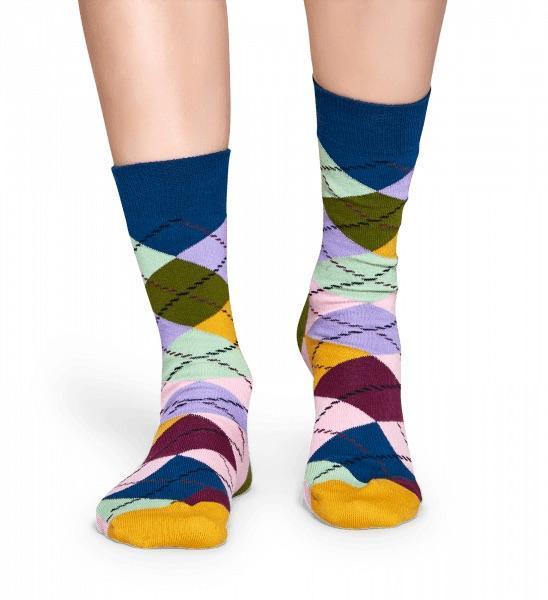 Happy Socks zokni Happy Socks Argyle Zokni - Green