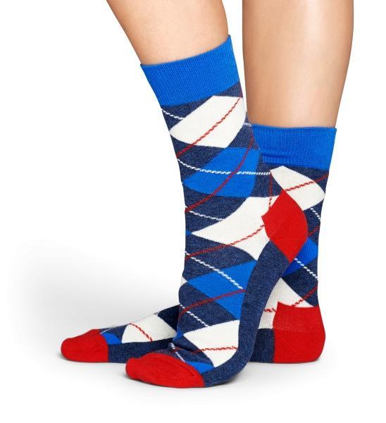 Happy Socks zokni Happy Socks Argyle zokni piros kék fehér