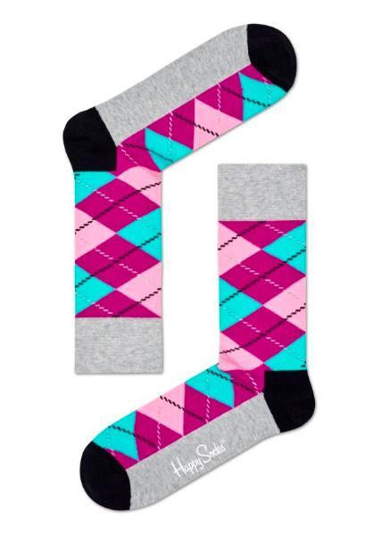 Happy Socks zokni Happy Socks Argyle Zokni - rózsaszín szürke