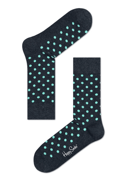 Happy Socks termék Happy Socks Dot Green unisex zokni