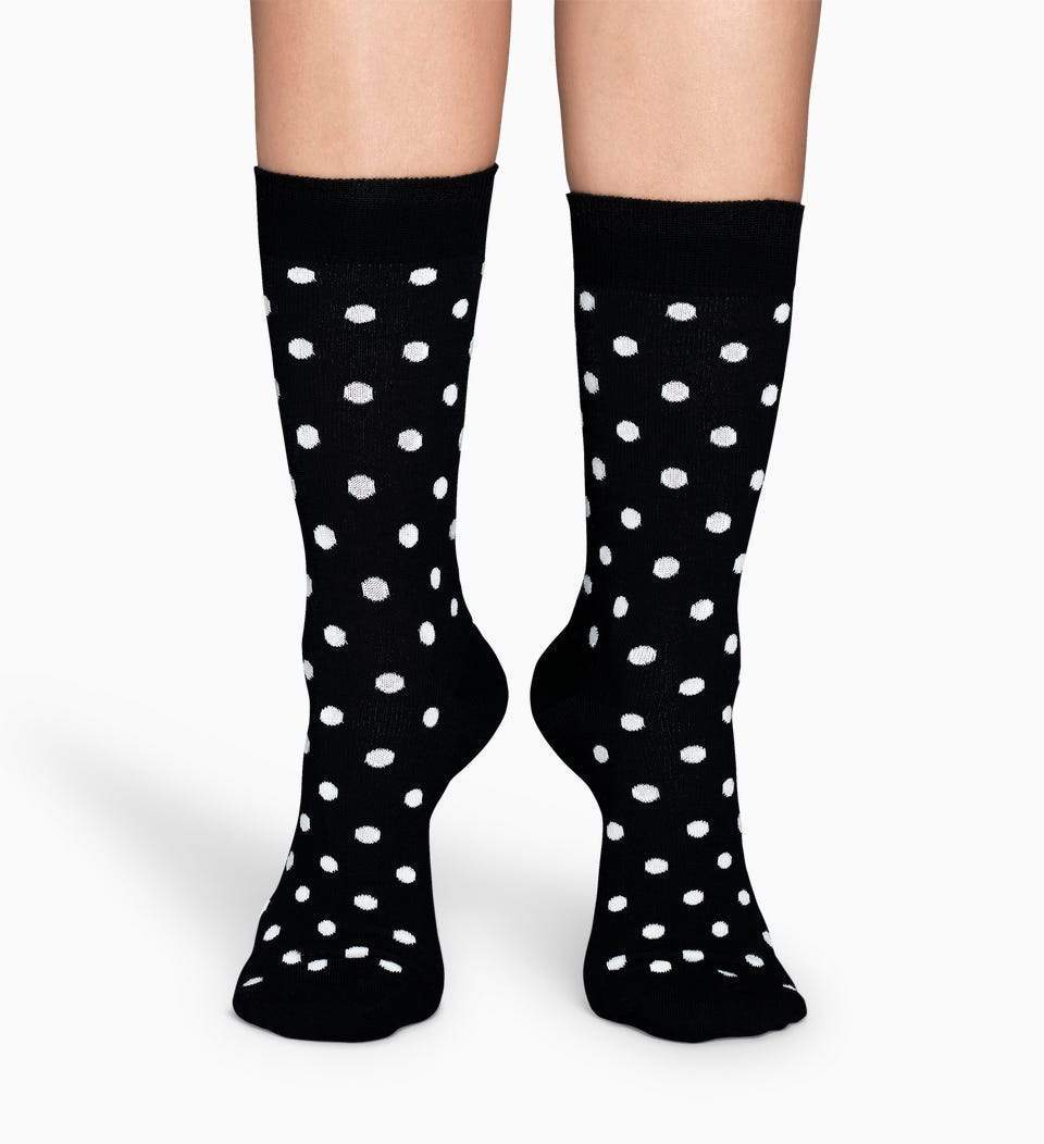 Happy Socks termék Happy Socks Dot unisex zokni fekete