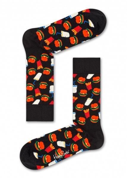 Happy Socks zokni Happy Socks Hamburger Zokni - fekete