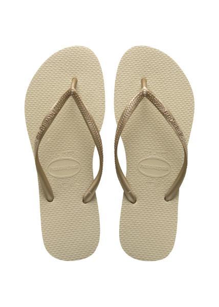 havaianas Papucs Havaianas Slim Sand Grey/Light Golden - női papucs