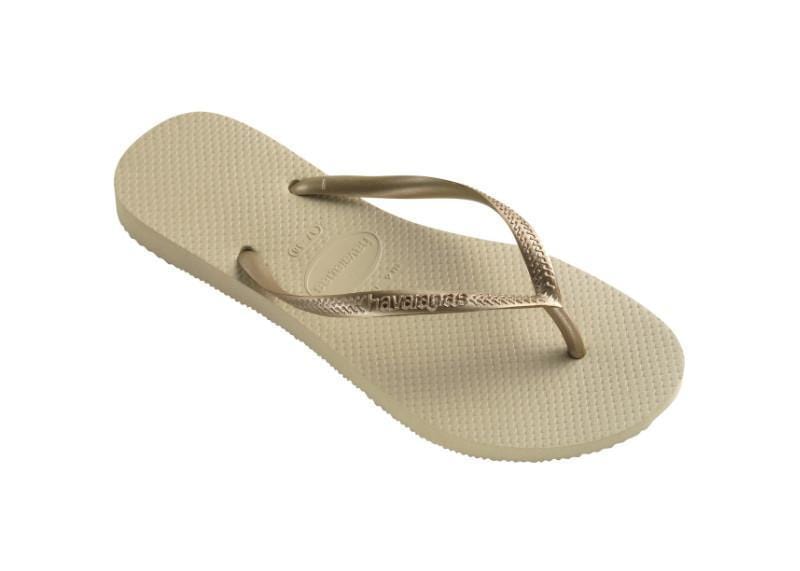 havaianas Papucs Havaianas Slim Sand Grey/Light Golden - női papucs