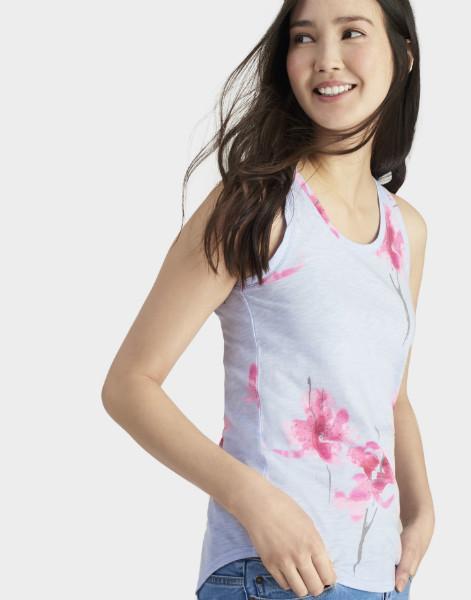 Joules termék Joules Boprint ujjatlan top - Sky blue orchid