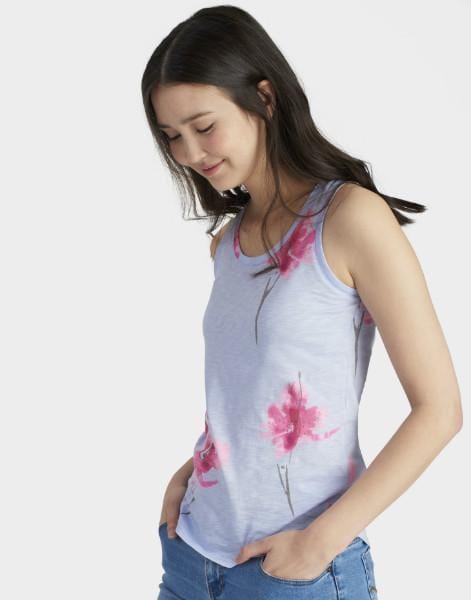 Joules termék Joules Boprint ujjatlan top - Sky blue orchid